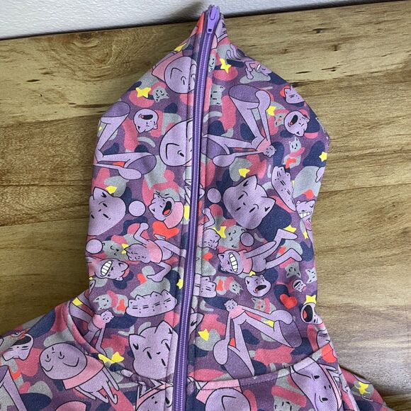 Gilf Gavin X ByBimsee Purple Full Zip Cat Hoodie Gavin South AOP Men Large - Picture 7 of 9
